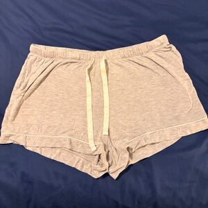 Women's Soft Gray Casual Shorts